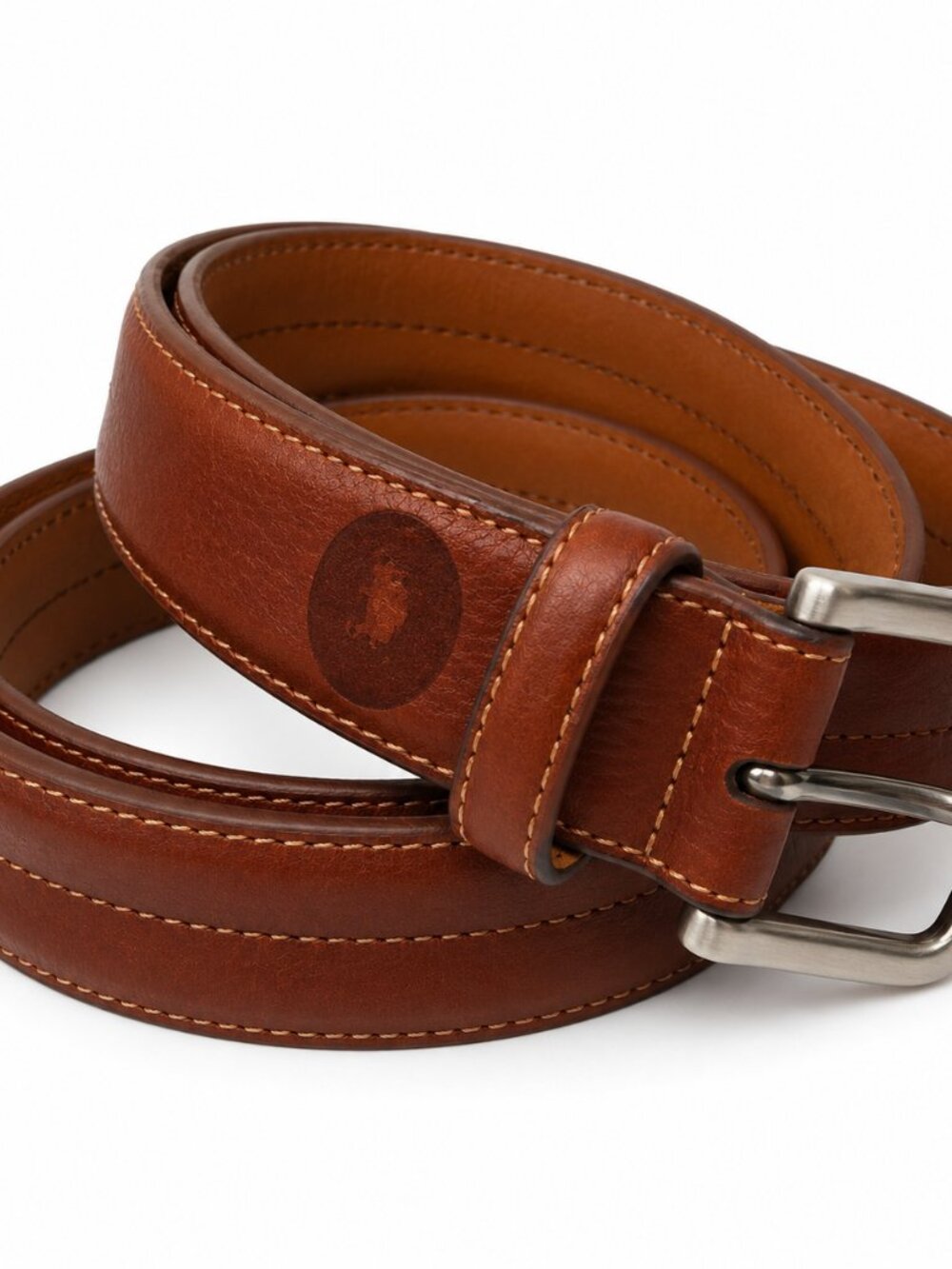 H S Trask & Co Authentic Bison Belt
